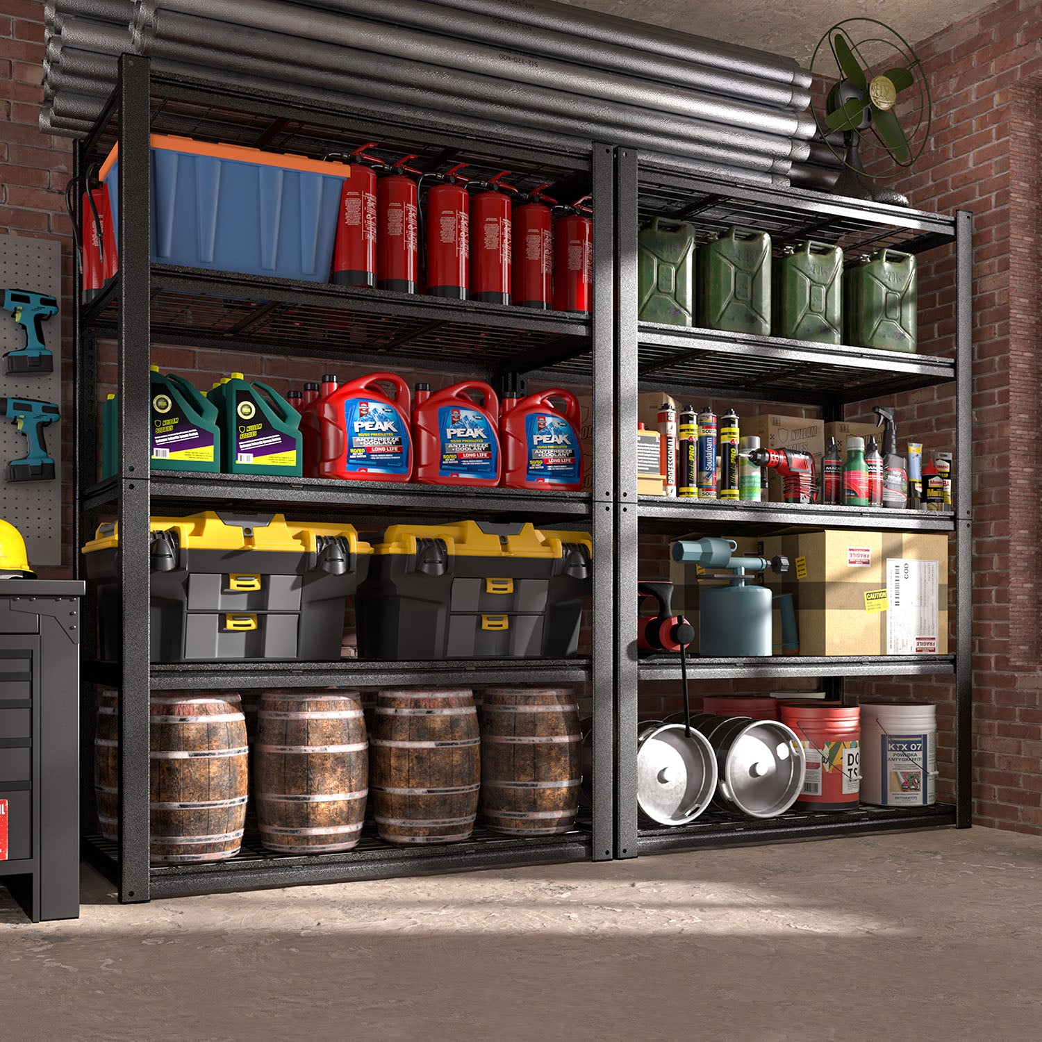 5-tier shelf for garage