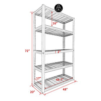 Heavy Duty Wire Rack, Black