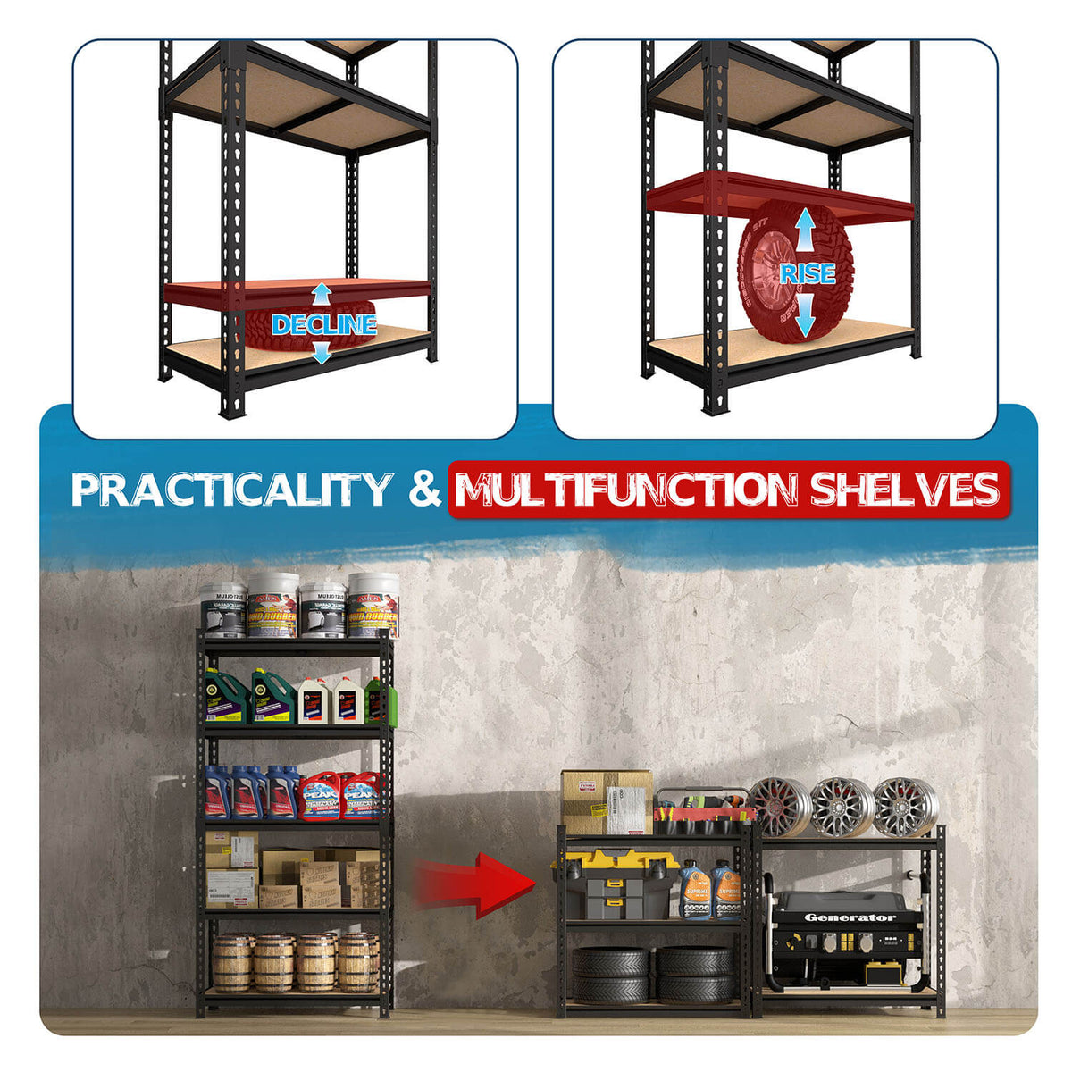 utility shelving unit