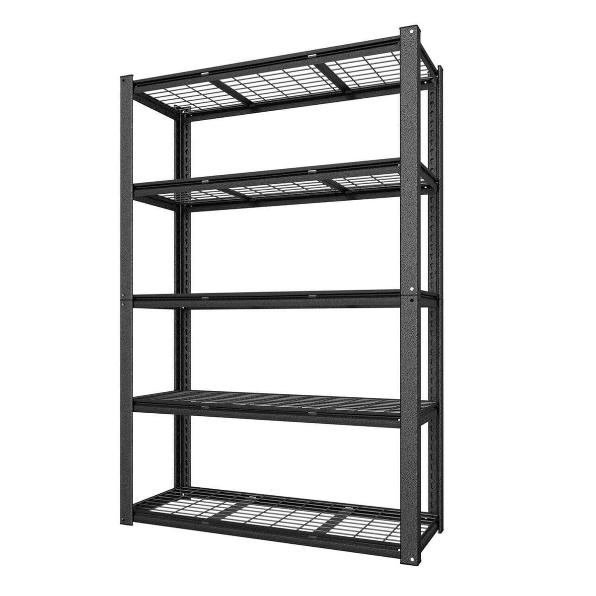 Veikous 5 Tier Metal Shelving Unit, Heavy Duty Steel Shelving, Wire Shelving Shelf, Adjustable for Garage, Basement, Warehouse