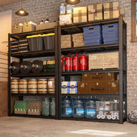 Veikous 5-Tier Heavy Duty Wire Rack, Industrial Steel Shelving for Storage, Black