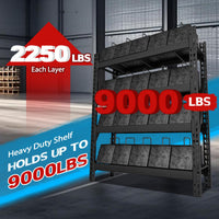 Heavy duty shelving unit holds up to 9000lbs