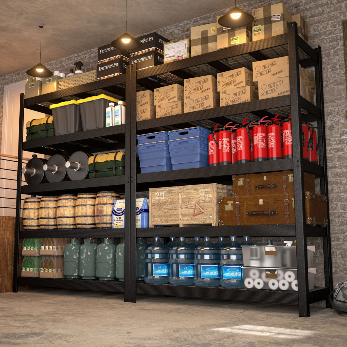 60" Wide Heavy Duty Garage Shelving Units