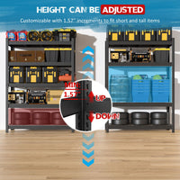 Heavy Duty Storage Shelves with Adjustable Height 