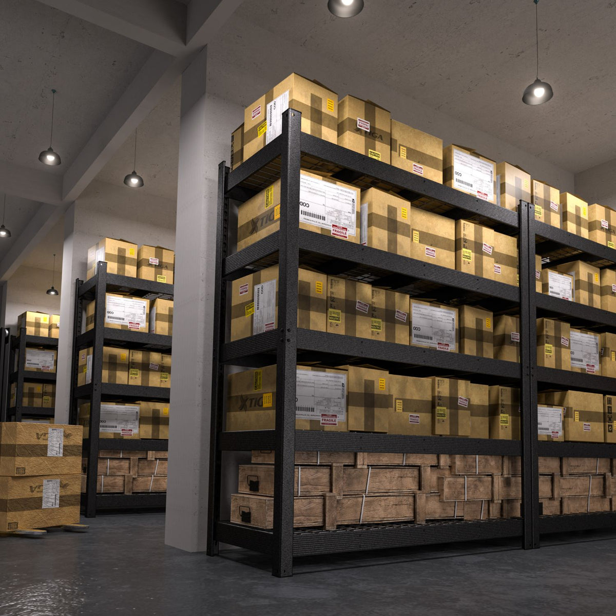 Heavy Duty Adjustable Shelving for Warehouse