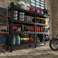 Heavy Duty Garage Shelving Unit, Black