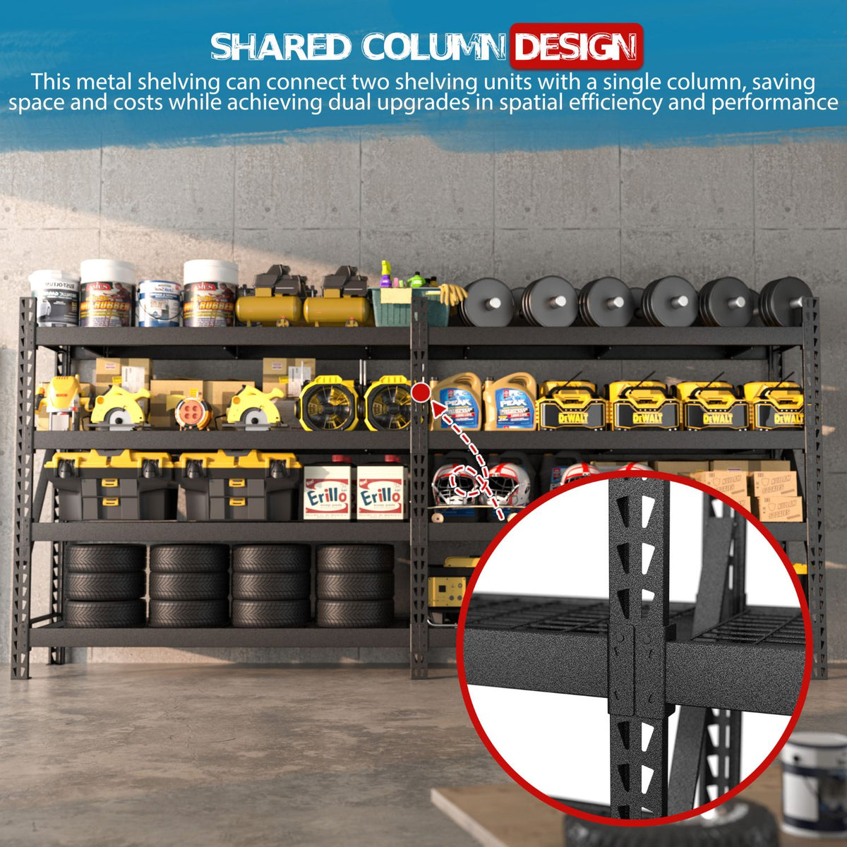 Space-Saving Garage Storage Solution