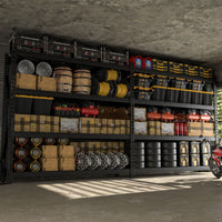 Easy-to-Assemble Shelving Unit for Storage