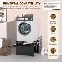 Veikous Washer Pedestals, Laundry & Dryer Pedestal