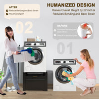 Veikous Washer Pedestals, Laundry & Dryer Pedestal