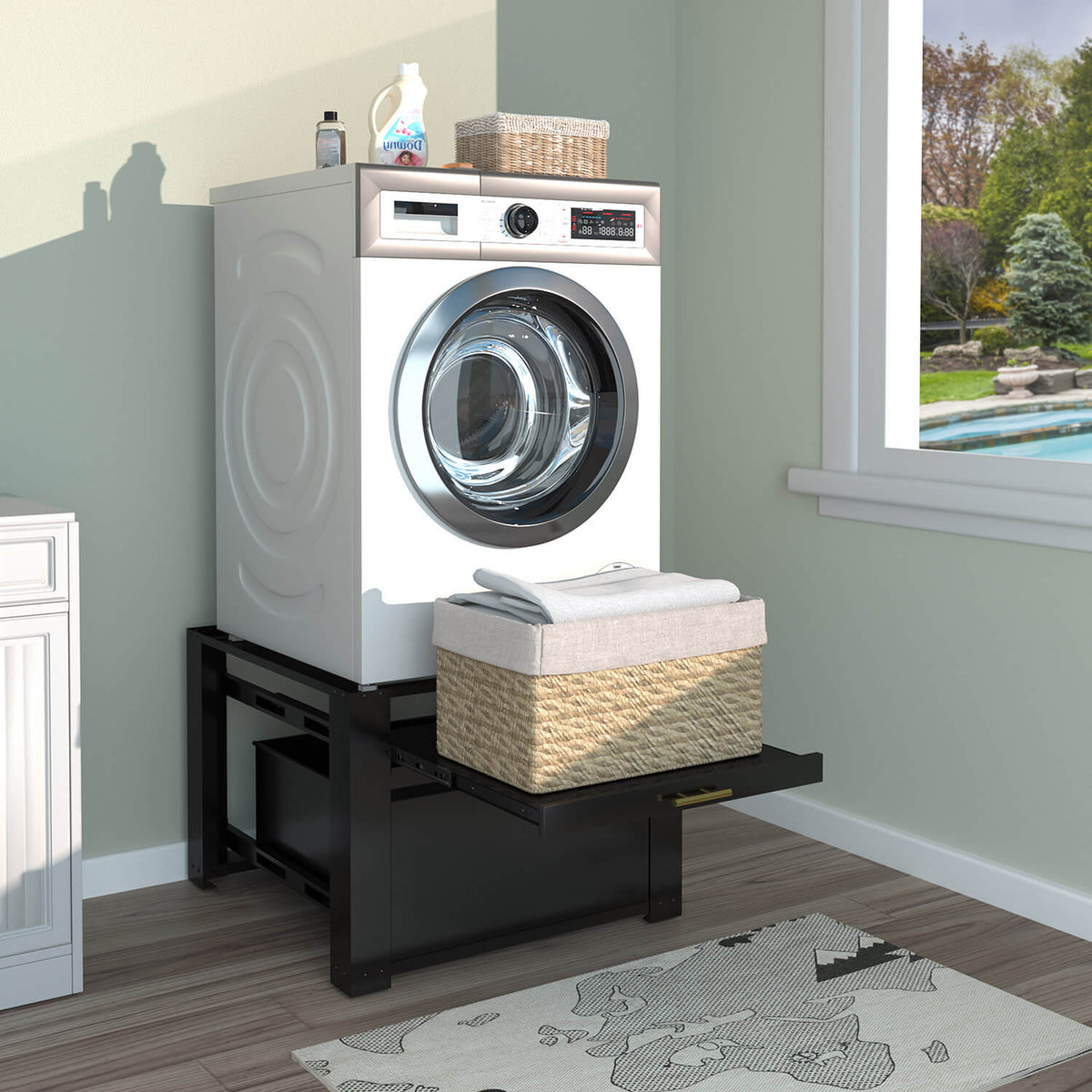 Veikous Washer Pedestals, Laundry & Dryer Pedestal