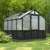 8'x8' Wood Frame Greenhouse