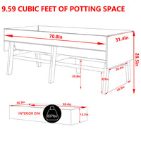 flower box with legs