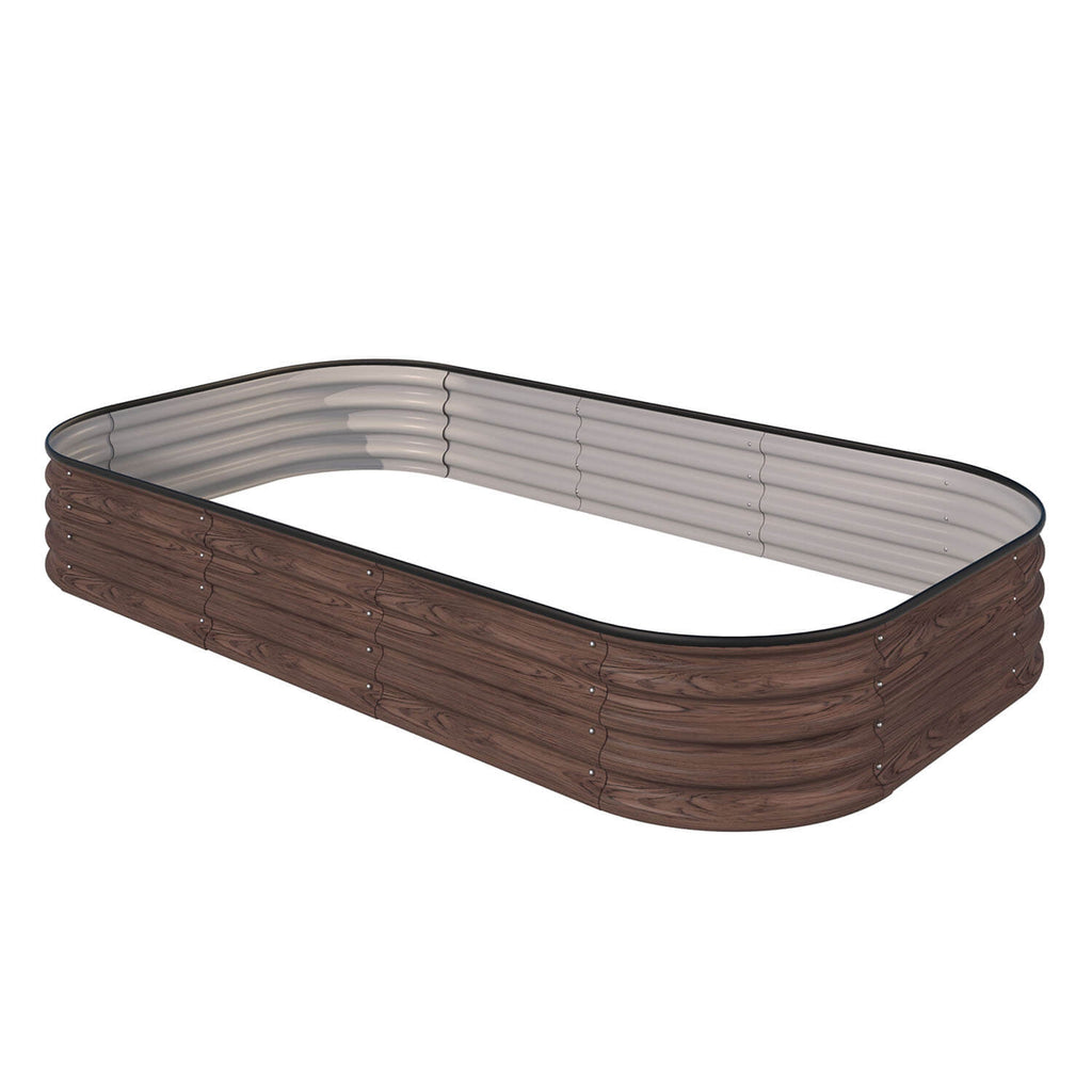 11“H Steel Garden Bed, Brown