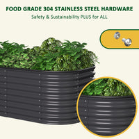 galvanized steel raised garden bed