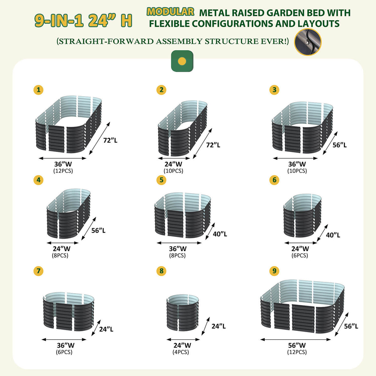 modular raised garden bed