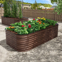 bed in the garden