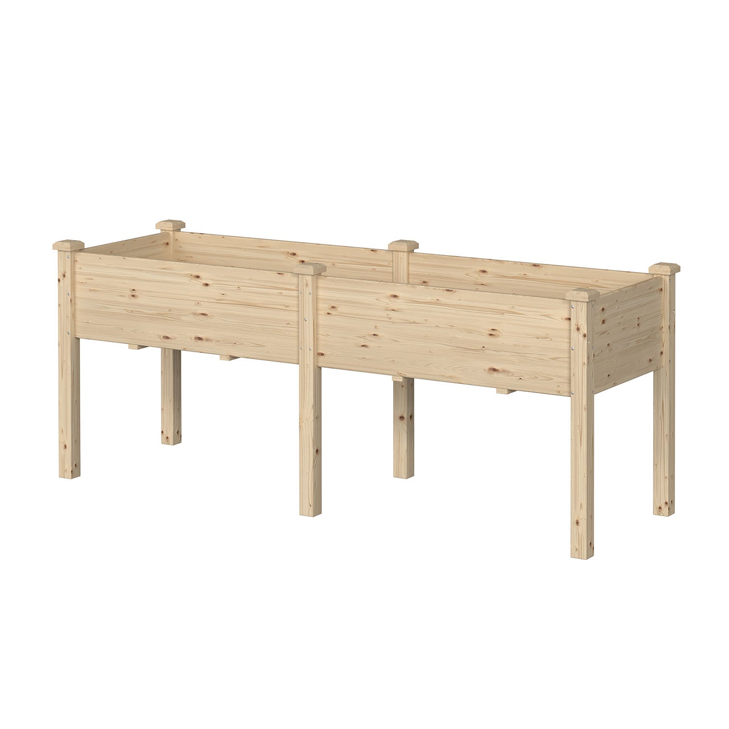 Rectangular Wood Planter Box