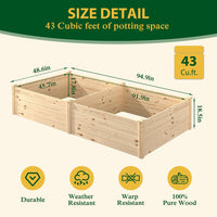 4x8x1.5 raised garden, easy to build
