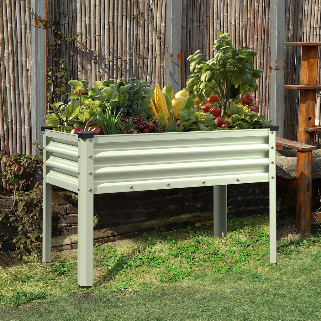 Galvanized Planter with Legs