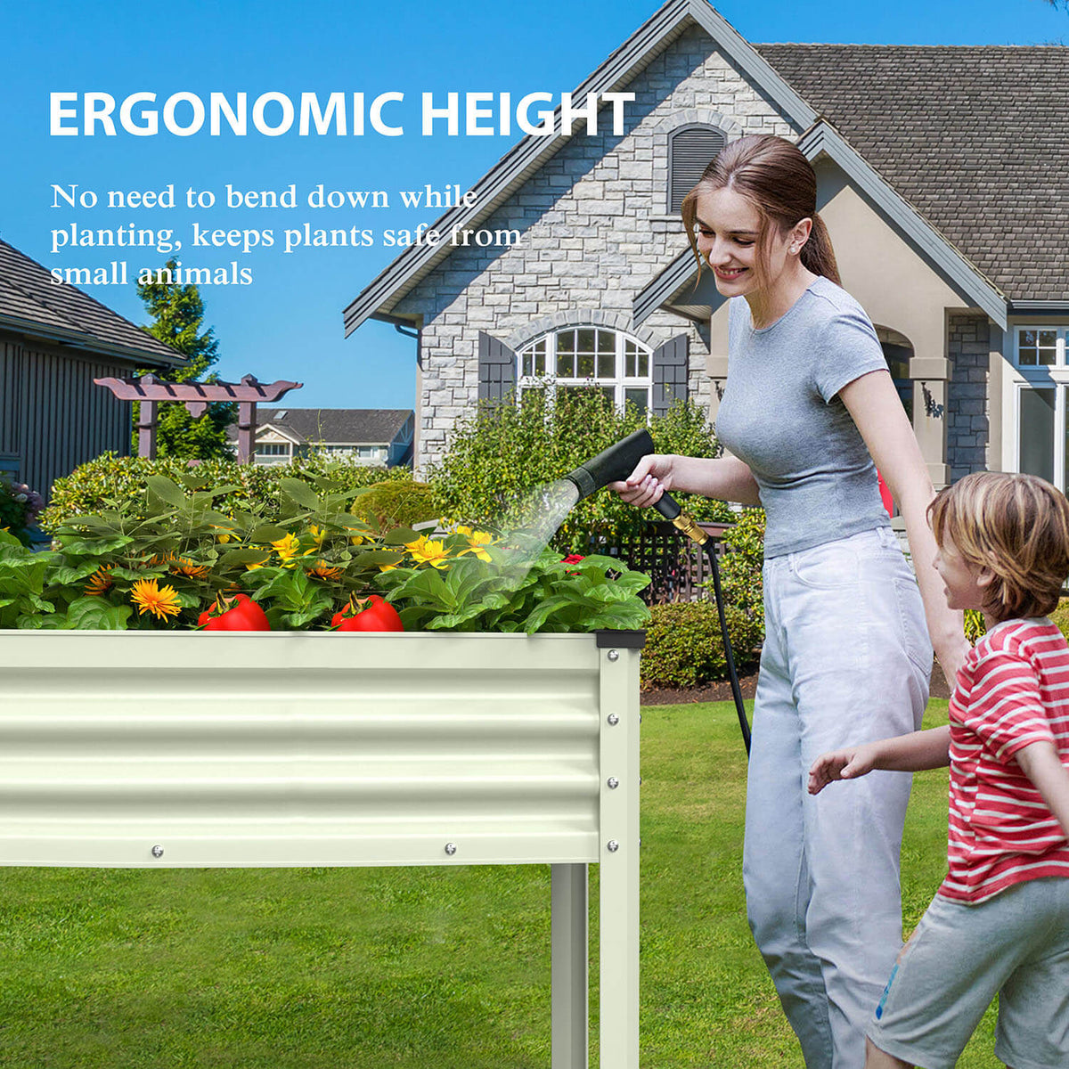 Steel Raised Garden Bed on Legs