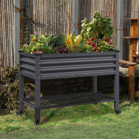 Tall Planter Box with Shelf