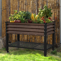 Planter Box on Wheels for Herbs and Veggies
