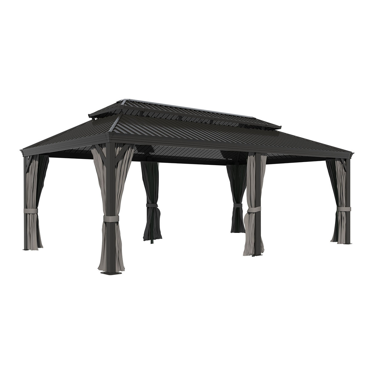 VEIKOUS Metal Roof Gazebo Kit