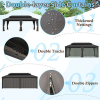 patio gazebo with metal roof