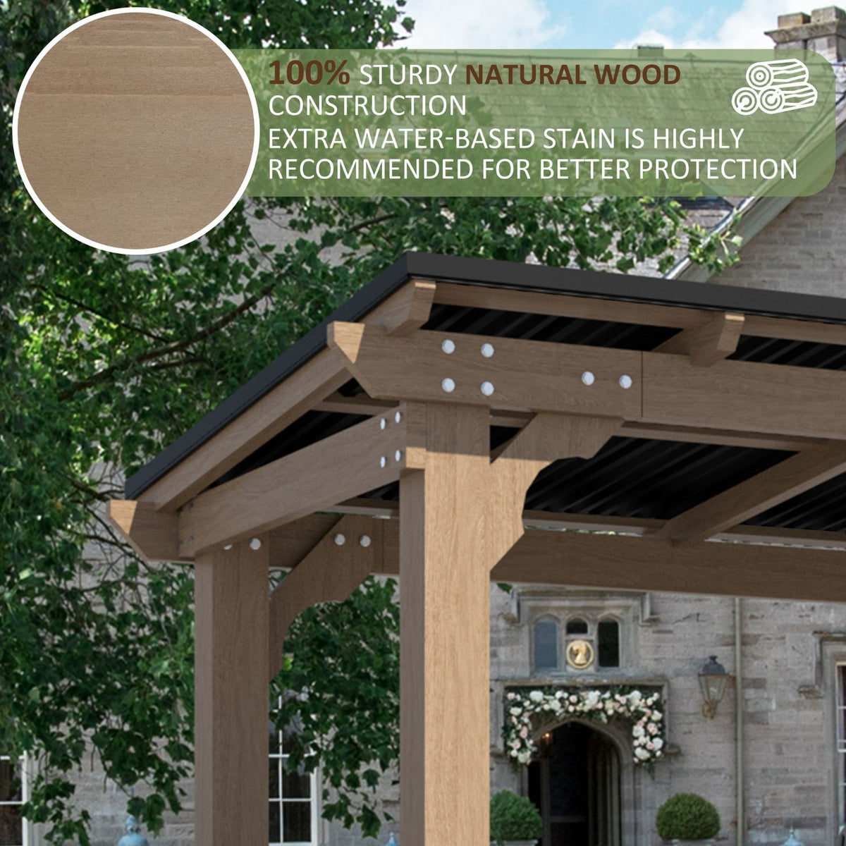 grill gazebo with metal roof