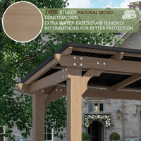 grill gazebo with metal roof