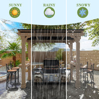 8x5 small grill gazebo