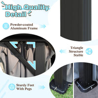 aluminum frame gazebo