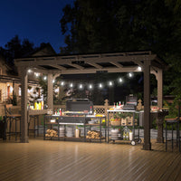 sloping roof gazebo