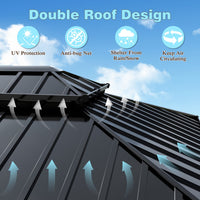 Hardtop Double Roof Gazebo