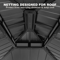 screened gazebo for backyard