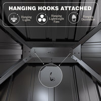 Patio Gazebo with Hanging Hooks