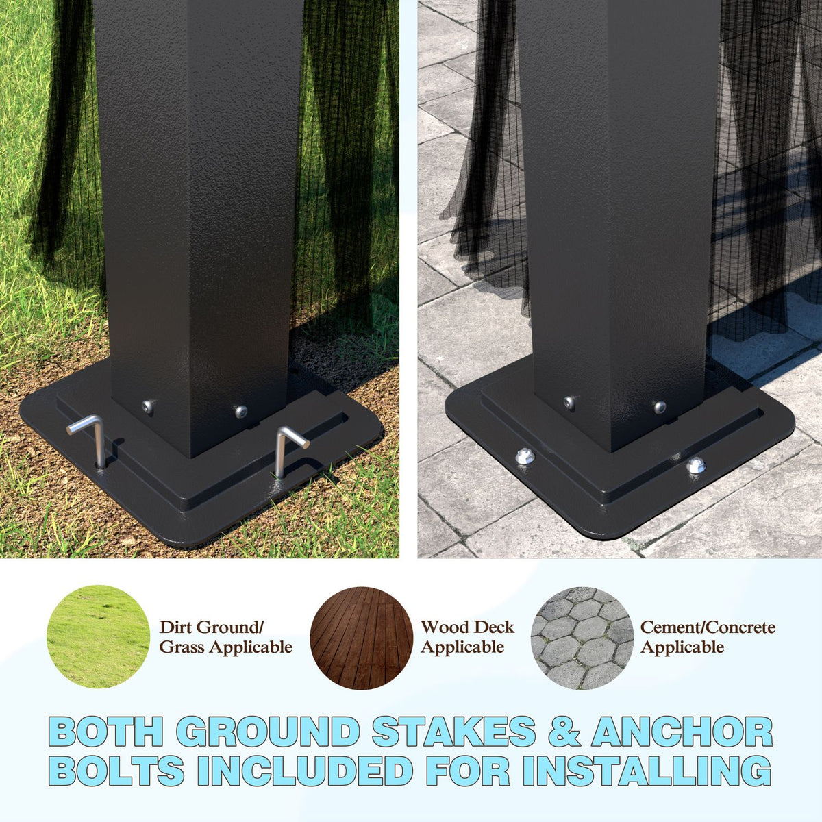 Heavy Duty Metal Gazebo from Veikous