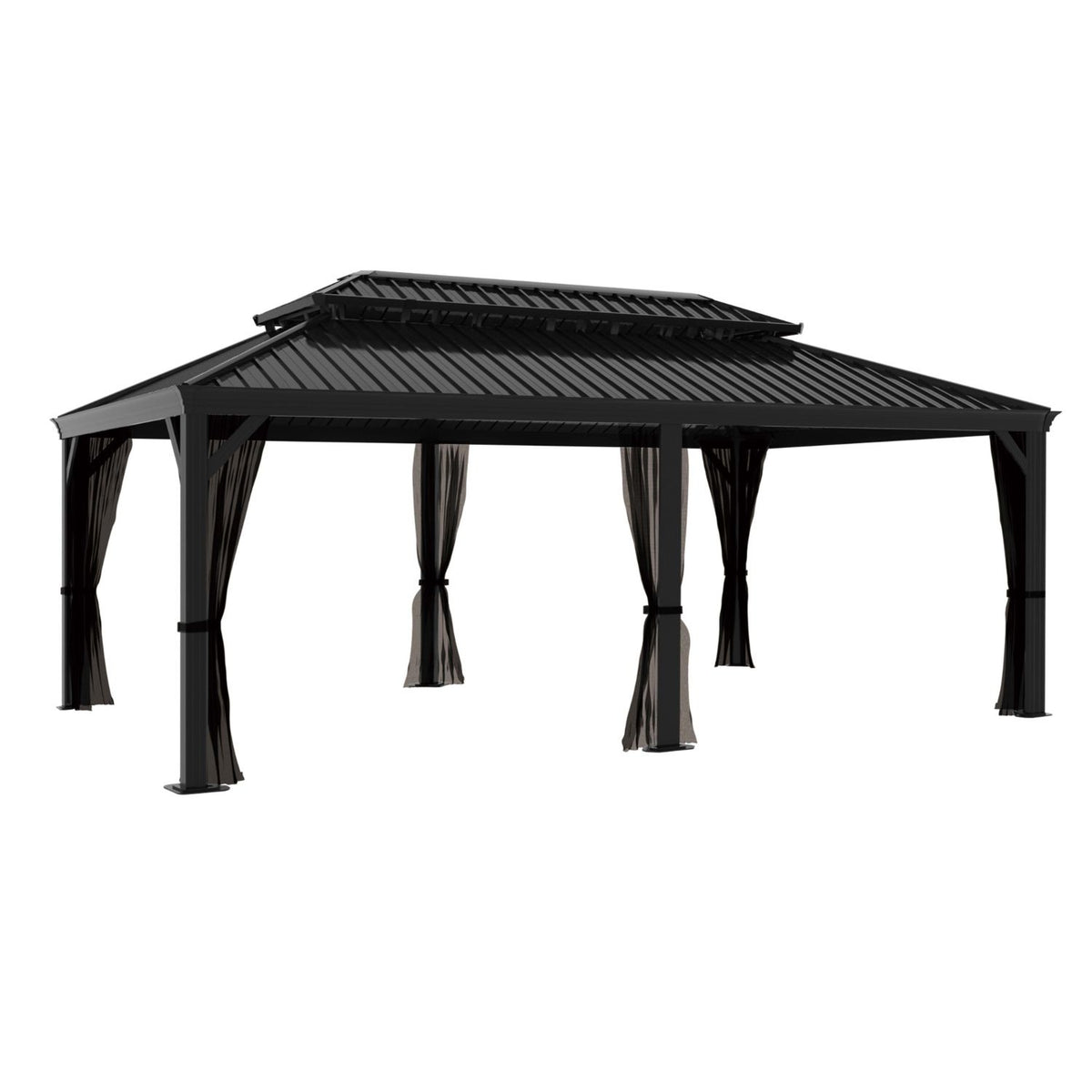 VEIKOUS Metal Roof Gazebo Kit