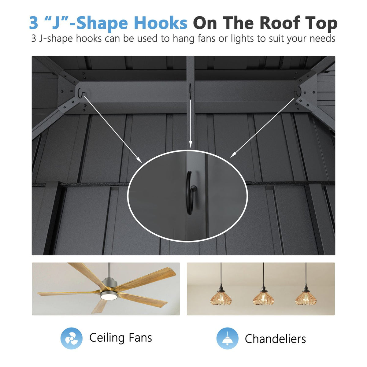 gazebos with metal roof