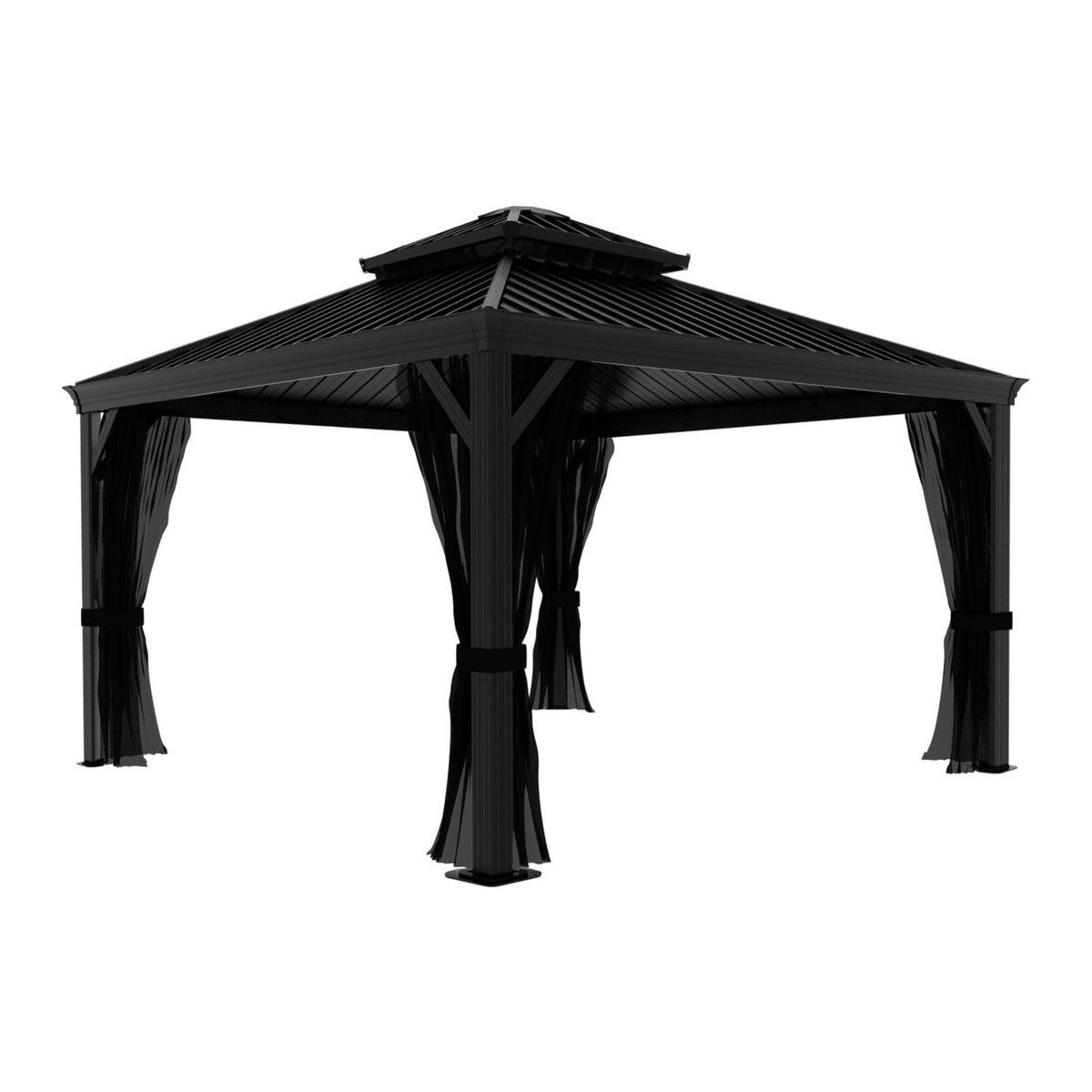 veikous outdoor double roof gazebo