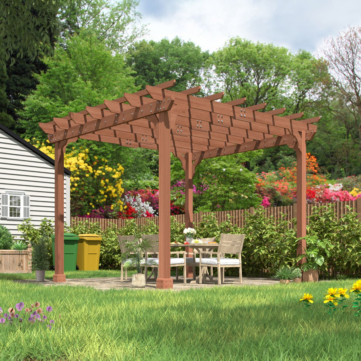 Wooden Pergola for Garden