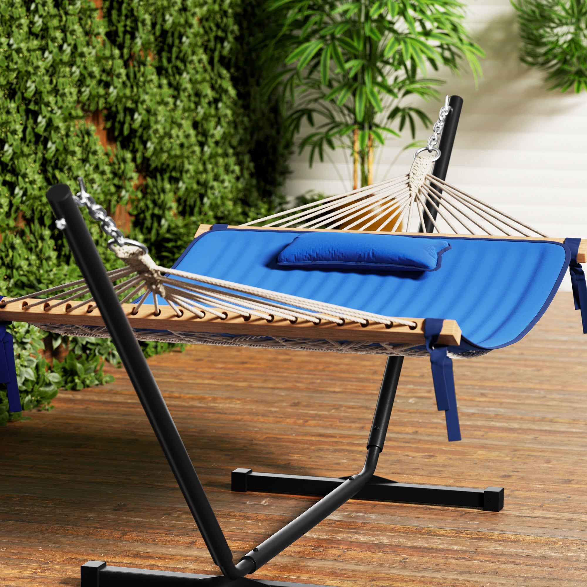 テーブル・チェア・ハンモック LOCKFIELD EQUIPMENT DECK2 VEIKOUS Free Standing Hammock, 2-Person Hammock with Pillow