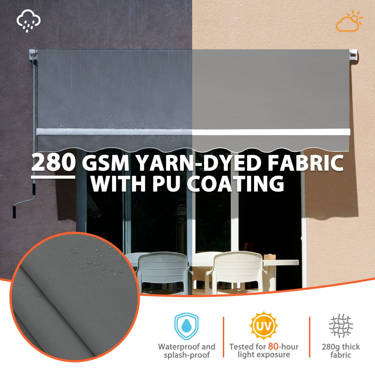 Retractable Awning for Patio