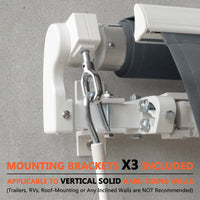 Adjustable patio awning