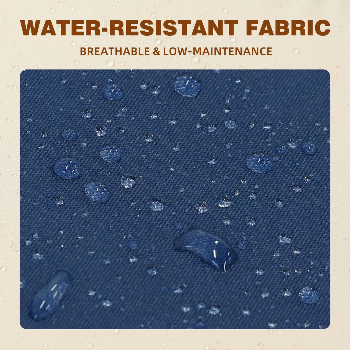 Water-Resistant Wicker Rocking Chairs Set