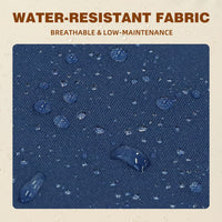 Water-Resistant Wicker Rocking Chairs Set