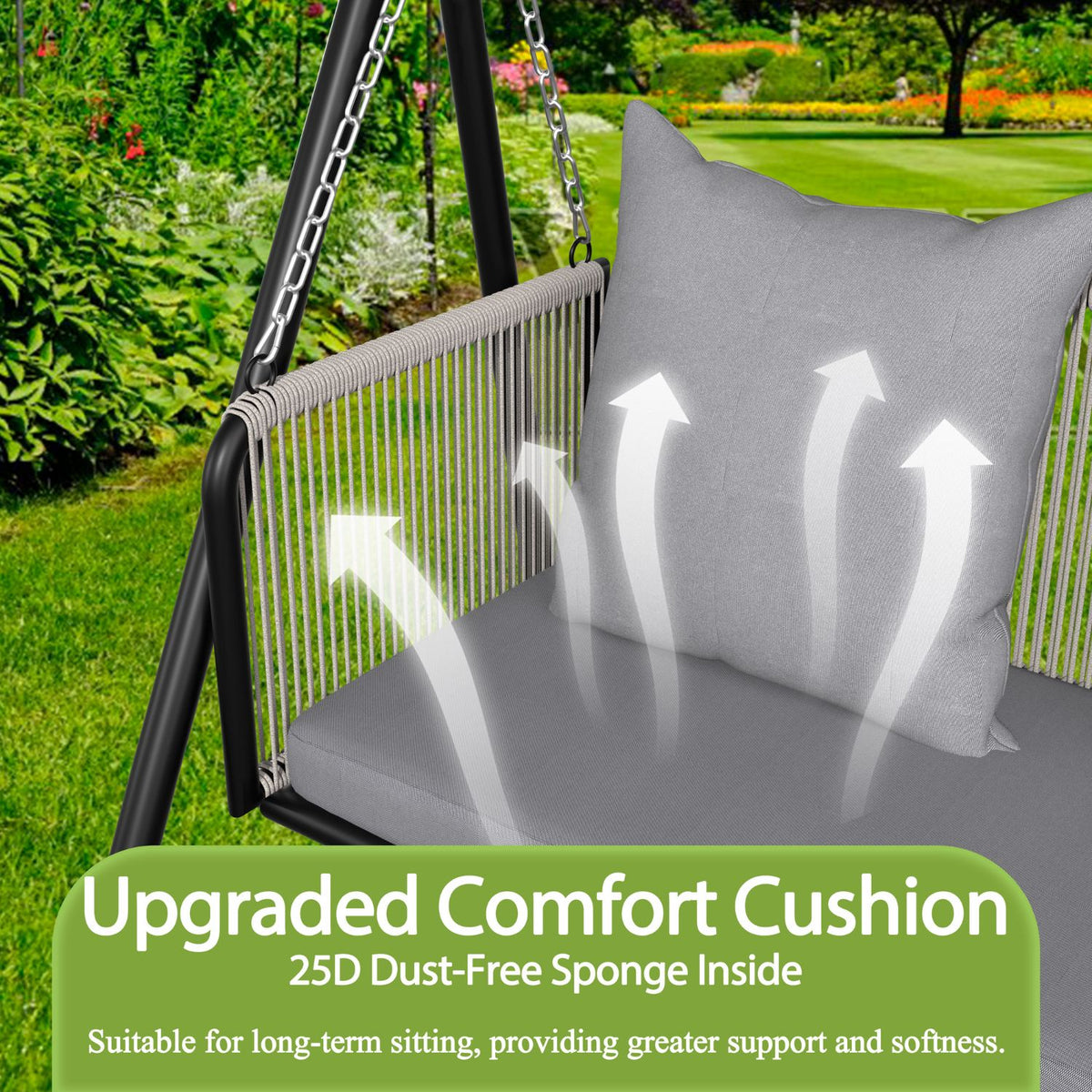 upgraded comfort cushion chair