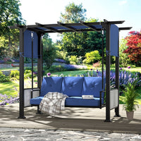 Outdoor Swing Bench Supports up to 661LBS