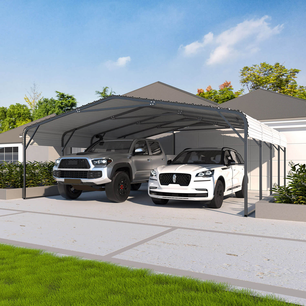 20 x 20 Steel Carport